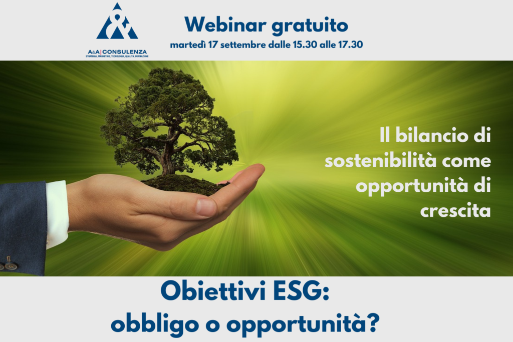 Webinar gratuito ESG